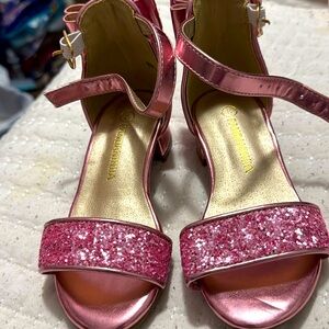 Pandaninjia Girls Pink Glitter DressyStrap Sandals
Size 8